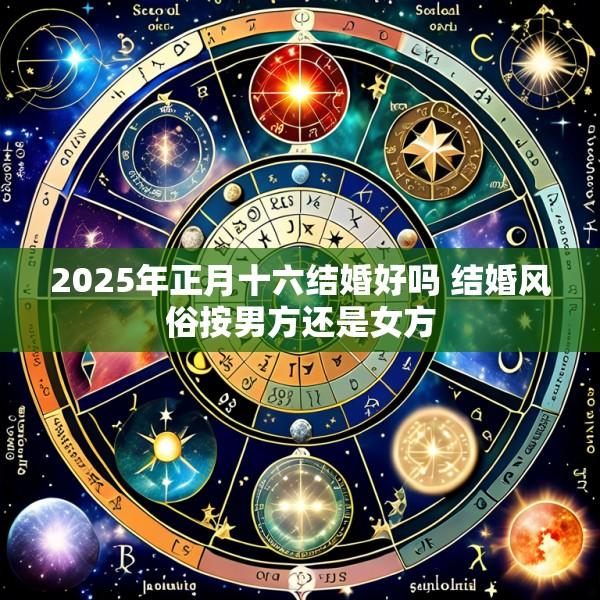 2025年正月十六结婚好吗 结婚风俗按男方还是女方
