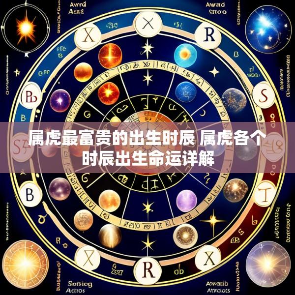 属虎最富贵的出生时辰 属虎各个时辰出生命运详解