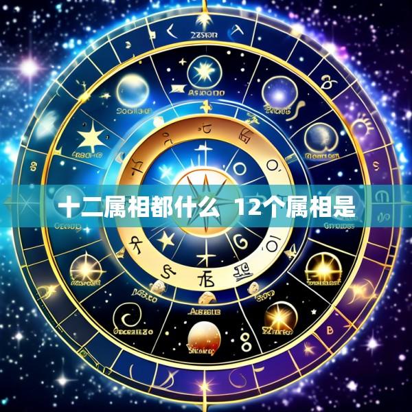十二属相都什么  12个属相是