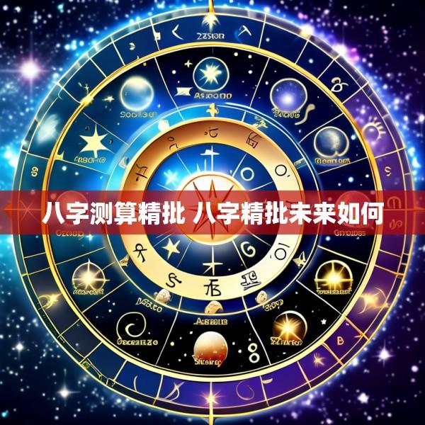 八字测算精批 八字精批未来如何