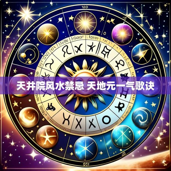 天井院风水禁忌 天地元一气歌诀