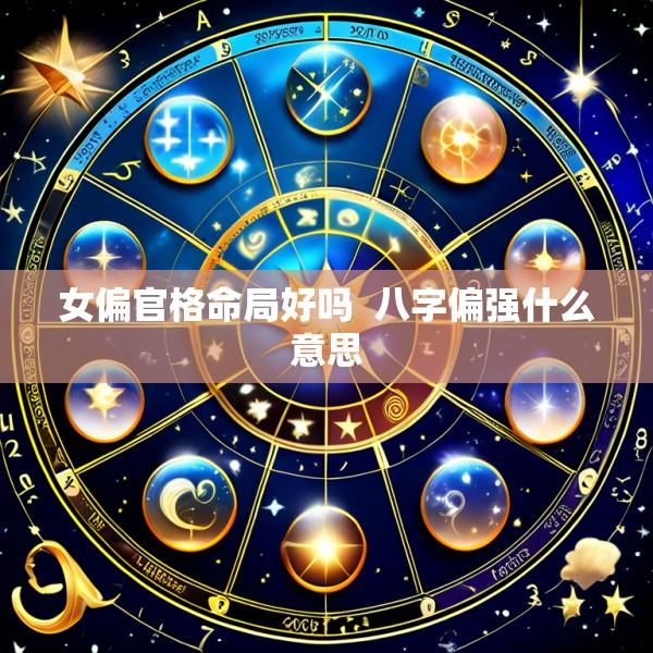 女偏官格命局好吗  八字偏强什么意思