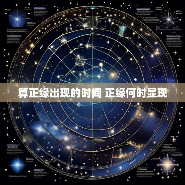 算正缘出现的时间 正缘何时显现