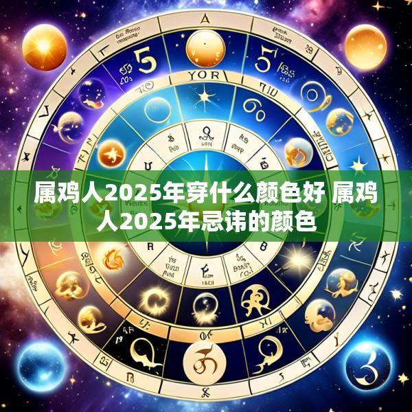 属鸡人2025年穿什么颜色好 属鸡人2025年忌讳的颜色