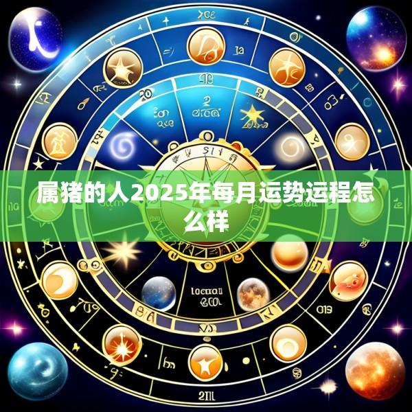 属猪的人2025年每月运势运程怎么样
