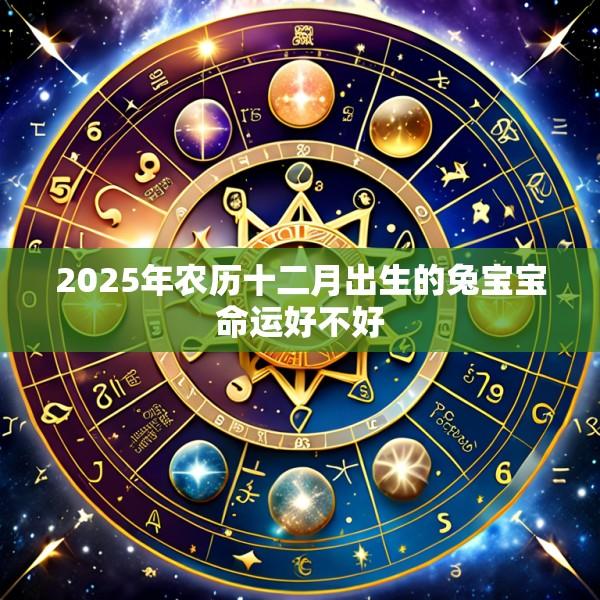 2025年农历十二月出生的兔宝宝命运好不好