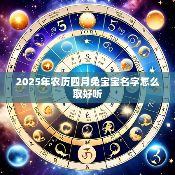 2025年农历四月兔宝宝名字怎么取好听