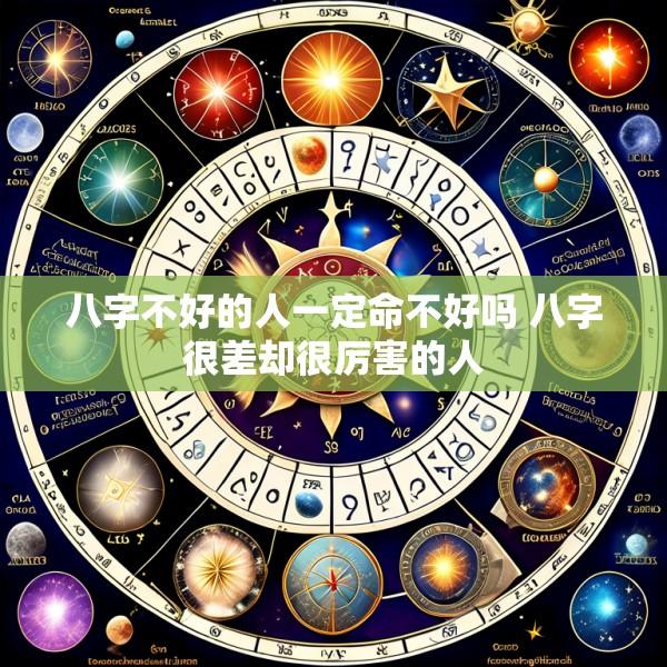 八字不好的人一定命不好吗 八字很差却很厉害的人