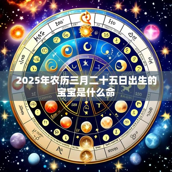 2025年农历三月二十五日出生的宝宝是什么命