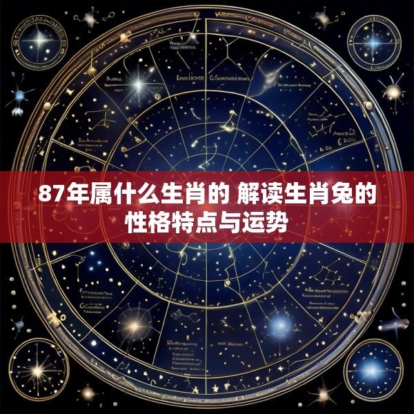 87年属什么生肖的 解读生肖兔的性格特点与运势