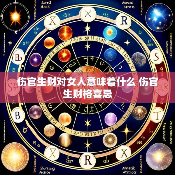 伤官生财对女人意味着什么 伤官生财格喜忌