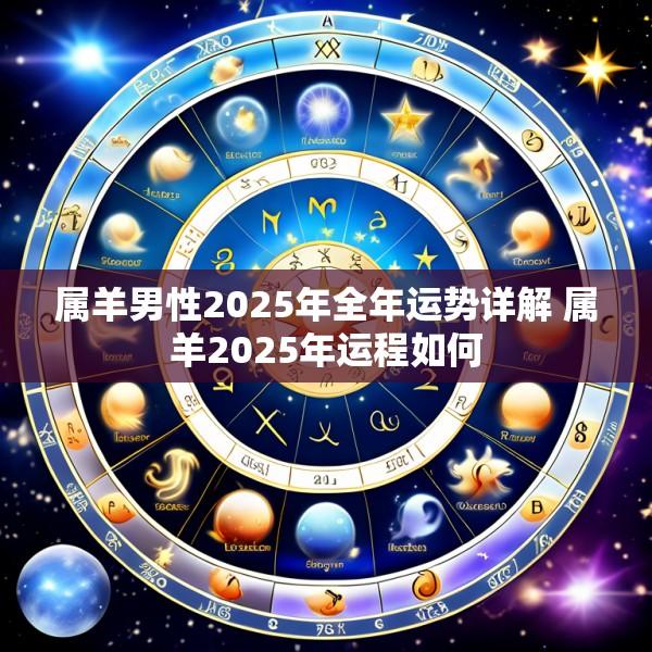属羊男性2025年全年运势详解 属羊2025年运程如何