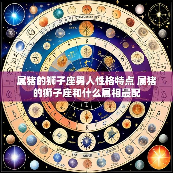 属猪的狮子座男人性格特点 属猪的狮子座和什么属相最配
