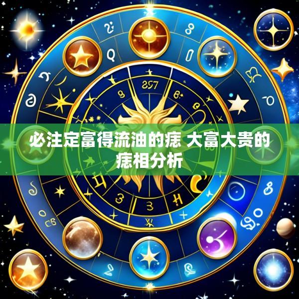 必注定富得流油的痣 大富大贵的痣相分析