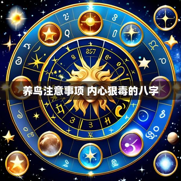 养鸟注意事项 内心狠毒的八字