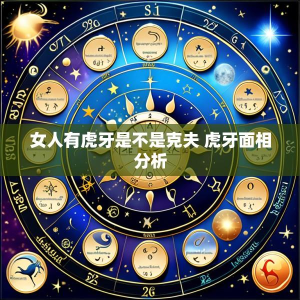 女人有虎牙是不是克夫 虎牙面相分析