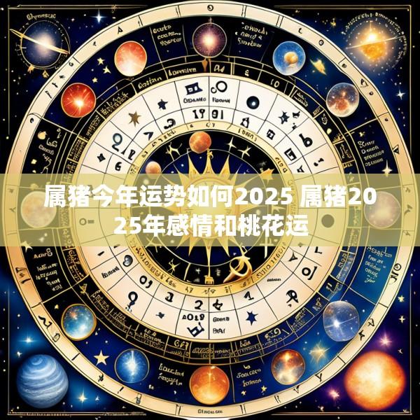属猪今年运势如何2025 属猪2025年感情和桃花运
