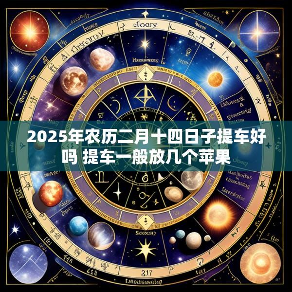 2025年农历二月十四日子提车好吗 提车一般放几个苹果