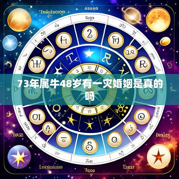 73年属牛48岁有一灾婚姻是真的吗