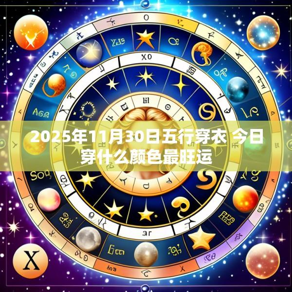 2025年11月30日五行穿衣 今日穿什么颜色最旺运