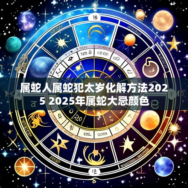 属蛇人属蛇犯太岁化解方法2025 2025年属蛇大忌颜色