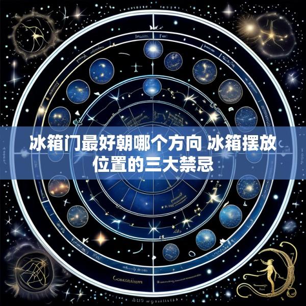 冰箱门最好朝哪个方向 冰箱摆放位置的三大禁忌