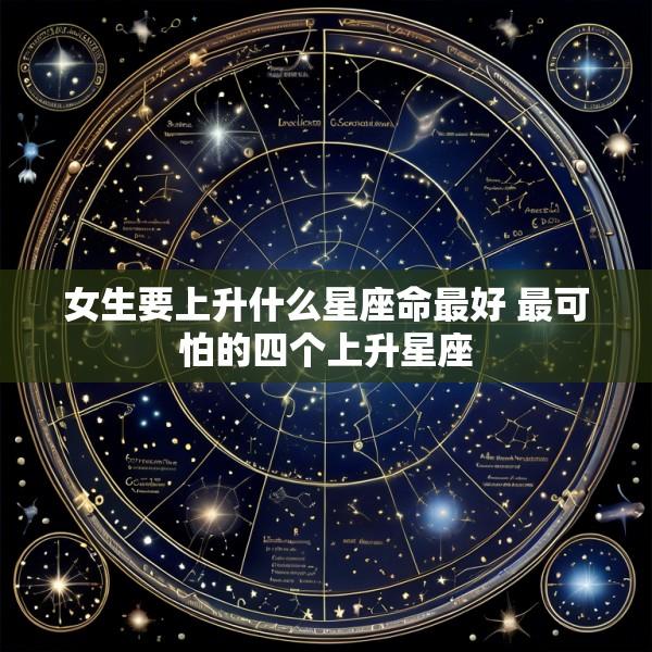 女生要上升什么星座命最好 最可怕的四个上升星座