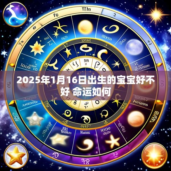 2025年1月16日出生的宝宝好不好 命运如何
