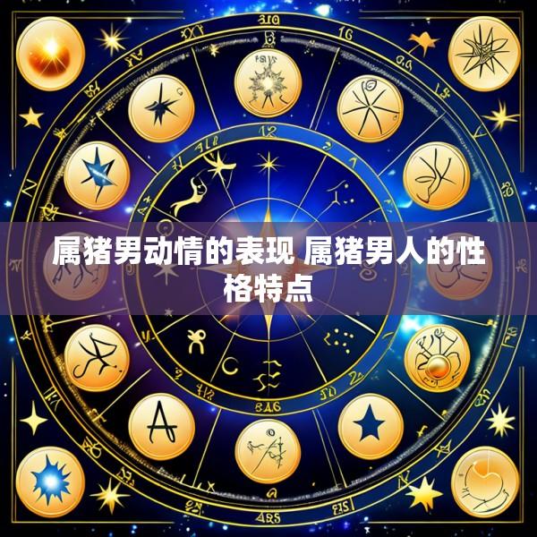 属猪男动情的表现 属猪男人的性格特点