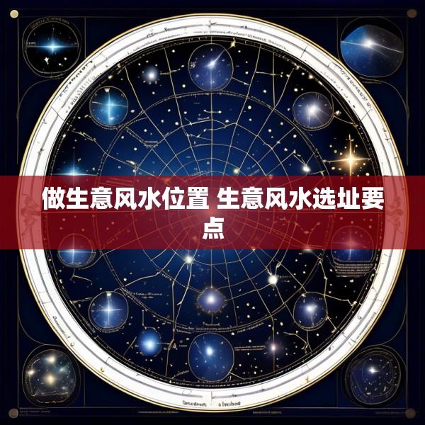 做生意风水位置 生意风水选址要点