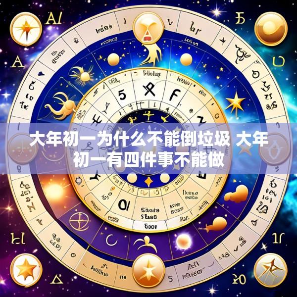 大年初一为什么不能倒垃圾 大年初一有四件事不能做