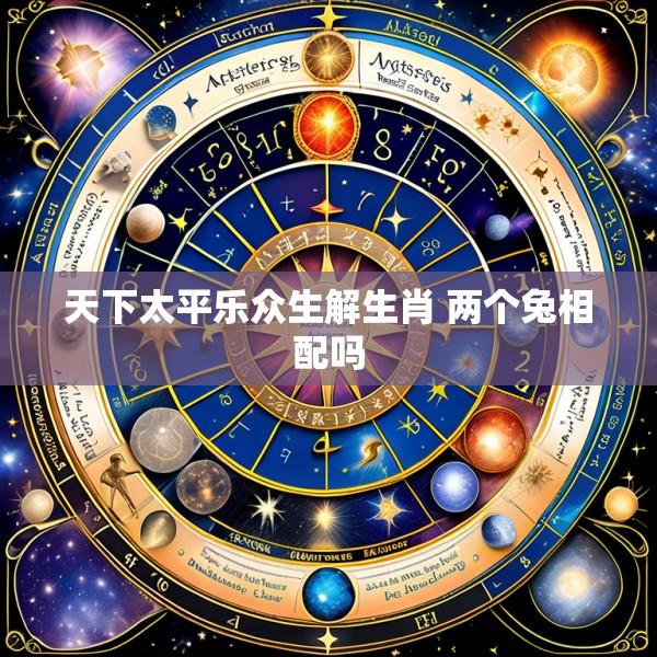 天下太平乐众生解生肖 两个兔相配吗