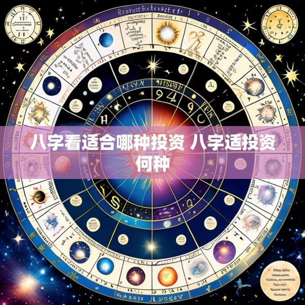 八字看适合哪种投资 八字适投资何种