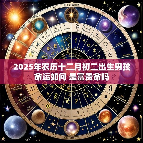 2025年农历十二月初二出生男孩命运如何 是富贵命吗
