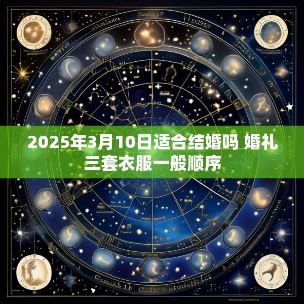 2025年3月10日适合结婚吗 婚礼三套衣服一般顺序