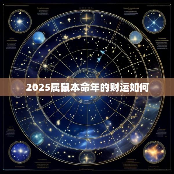 2025属鼠本命年的财运如何