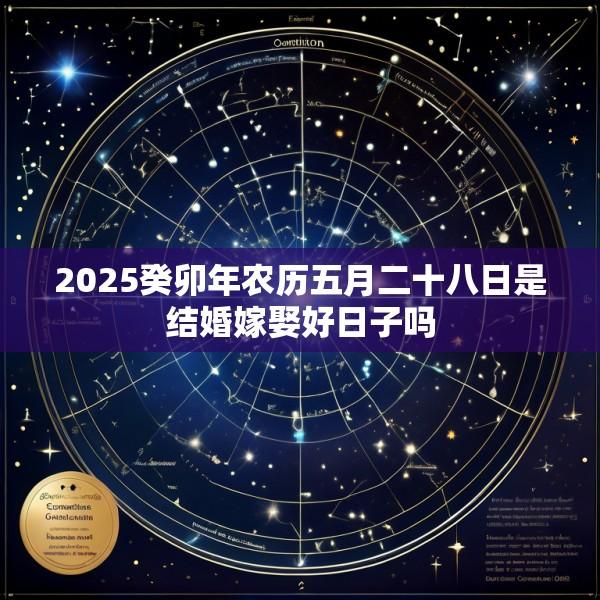 2025癸卯年农历五月二十八日是结婚嫁娶好日子吗
