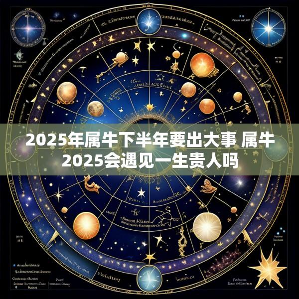 2025年属牛下半年要出大事 属牛2025会遇见一生贵人吗
