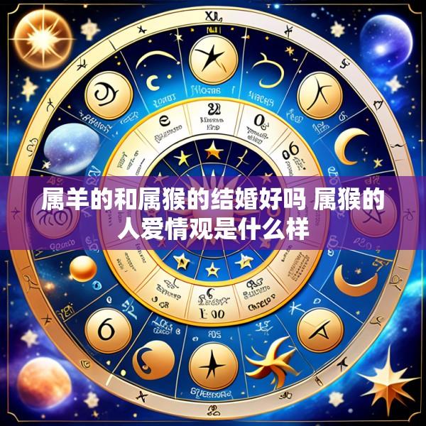 属羊的和属猴的结婚好吗 属猴的人爱情观是什么样
