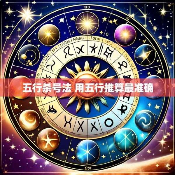 五行杀号法 用五行推算最准确