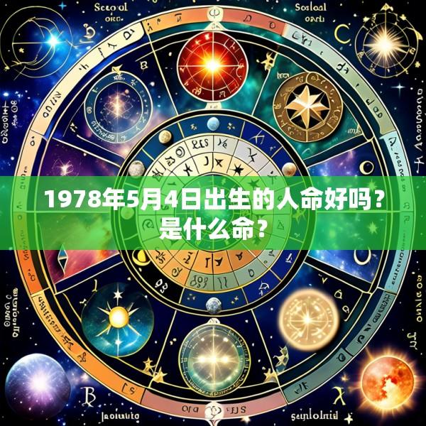 1978年5月4日出生的人命好吗？是什么命？