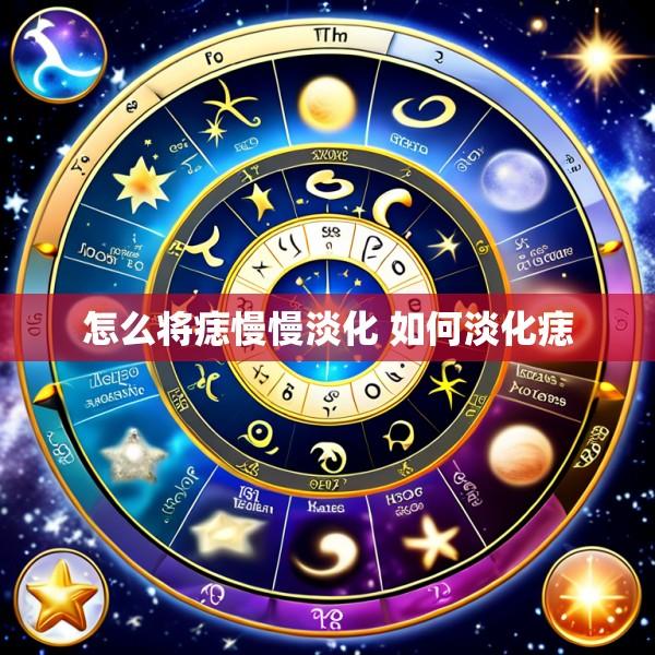 怎么将痣慢慢淡化 如何淡化痣