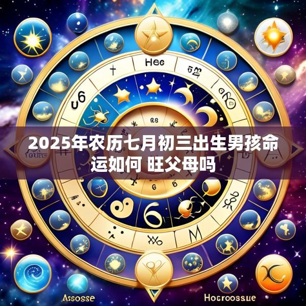 2025年农历七月初三出生男孩命运如何 旺父母吗