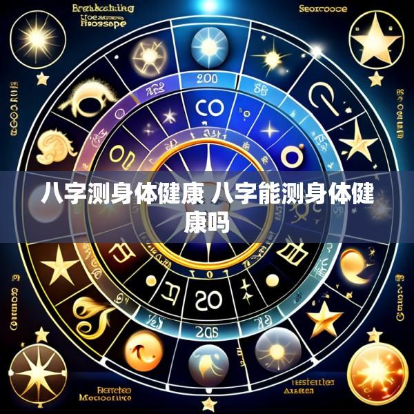 八字测身体健康 八字能测身体健康吗