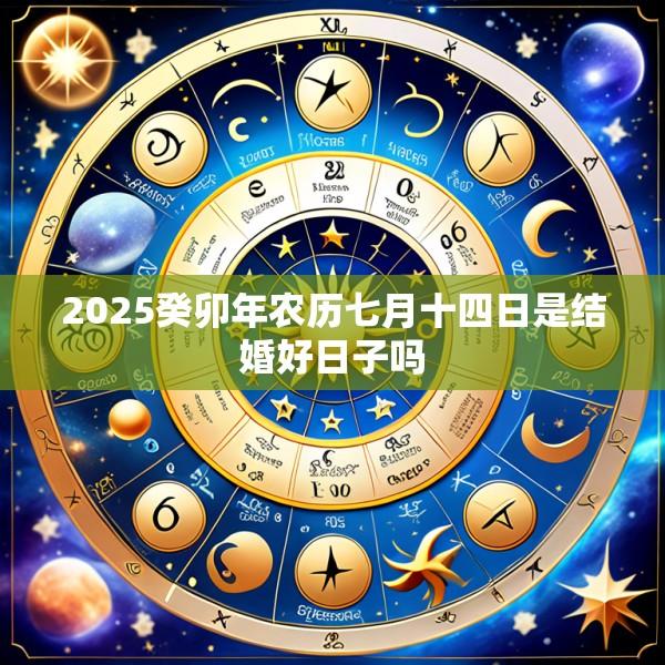 2025癸卯年农历七月十四日是结婚好日子吗