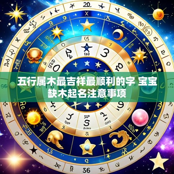 五行属木最吉祥最顺利的字 宝宝缺木起名注意事项