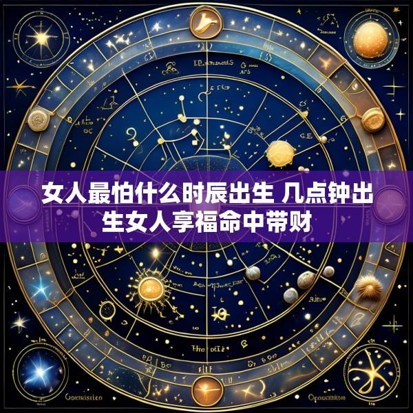 女人最怕什么时辰出生 几点钟出生女人享福命中带财