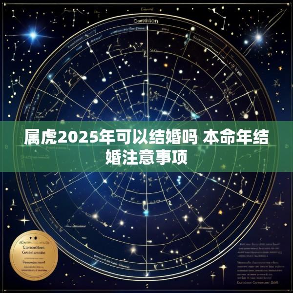 属虎2025年可以结婚吗 本命年结婚注意事项