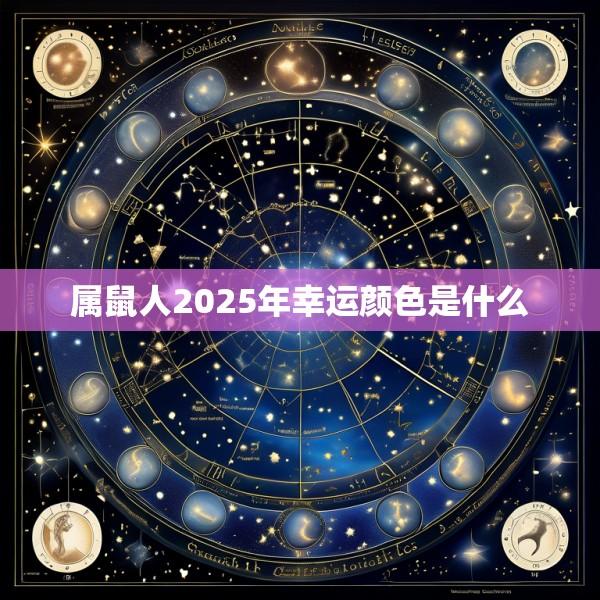 属鼠人2025年幸运颜色是什么