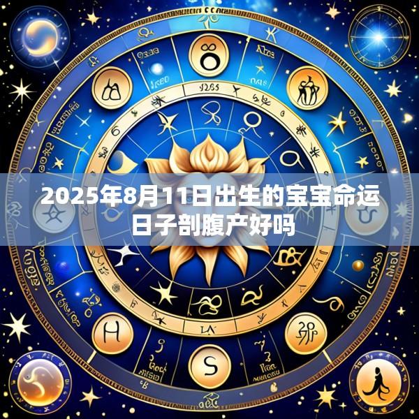 2025年8月11日出生的宝宝命运 日子剖腹产好吗